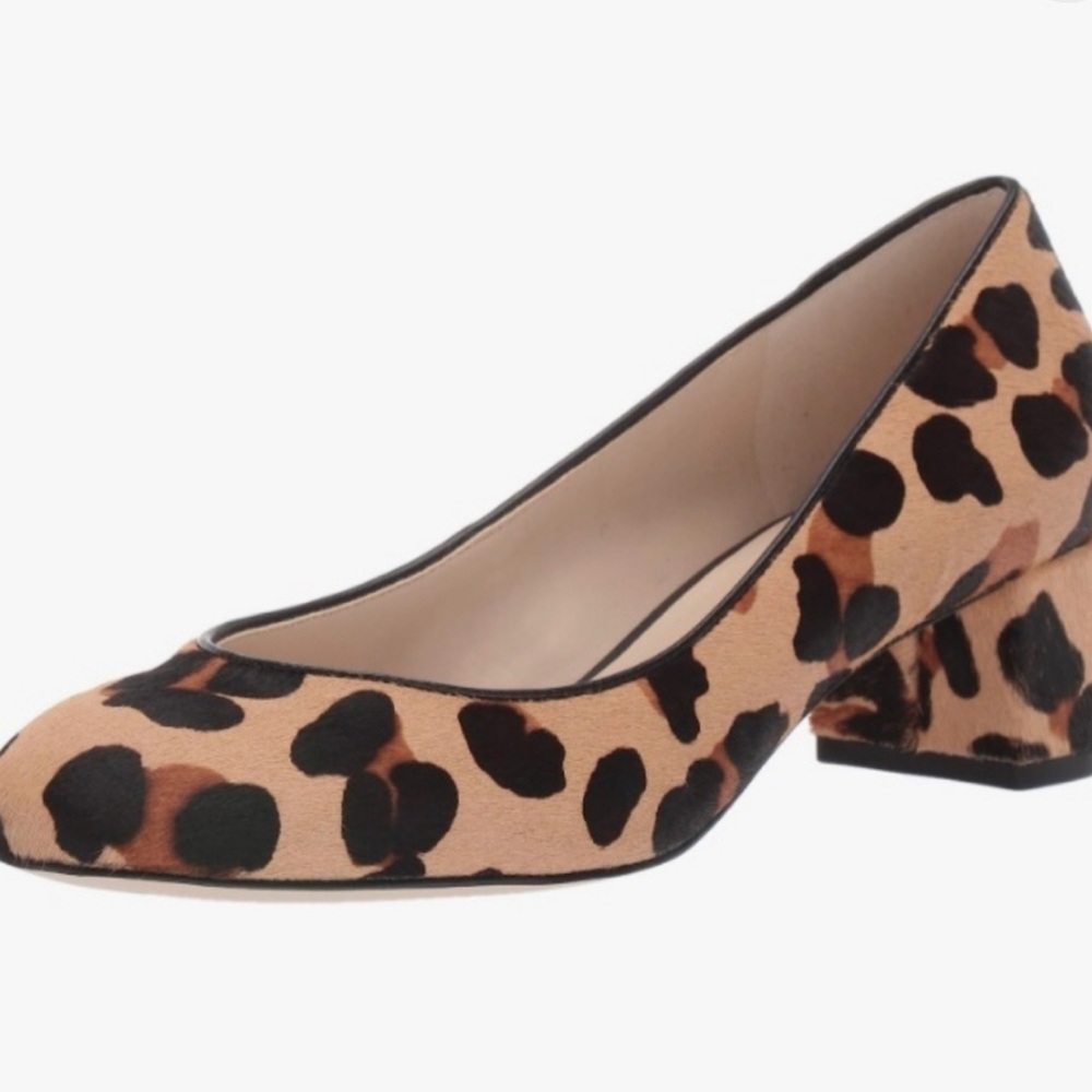 Cole Haan Low Heel Calf Hair Leopard Pump 9.5 C